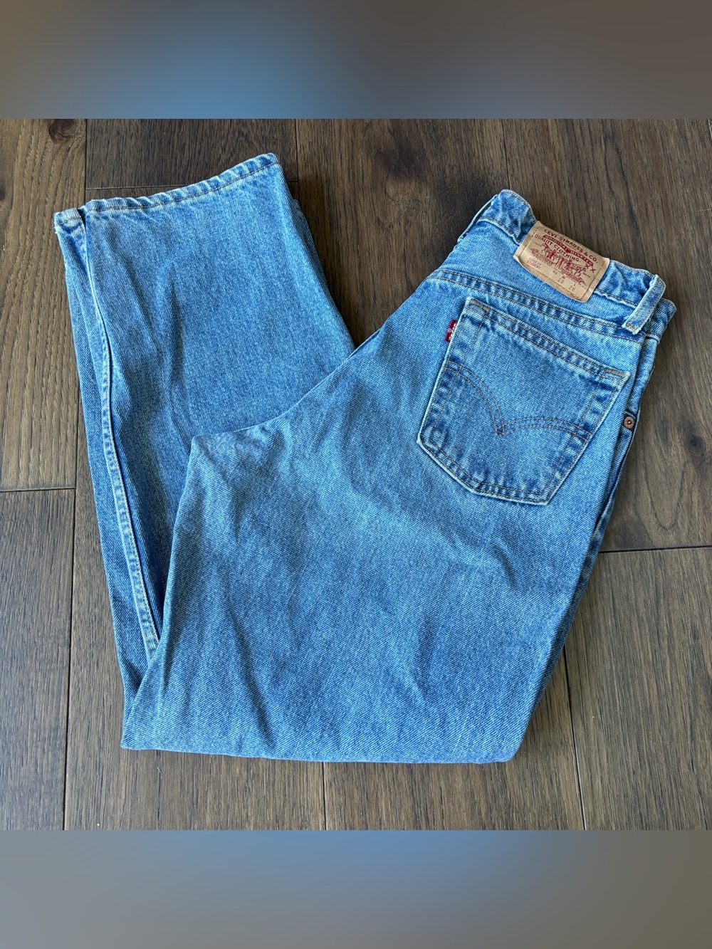 Vintage Levis 501 Jeans Mens Blue Student Made In USA Zipper Fly 28 X 28